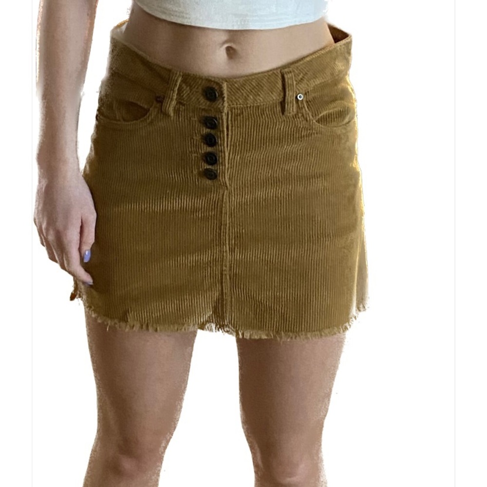 Corduroy Mini Skirt